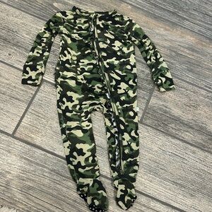 Posh Peanut “Camo” Ruffled Footie